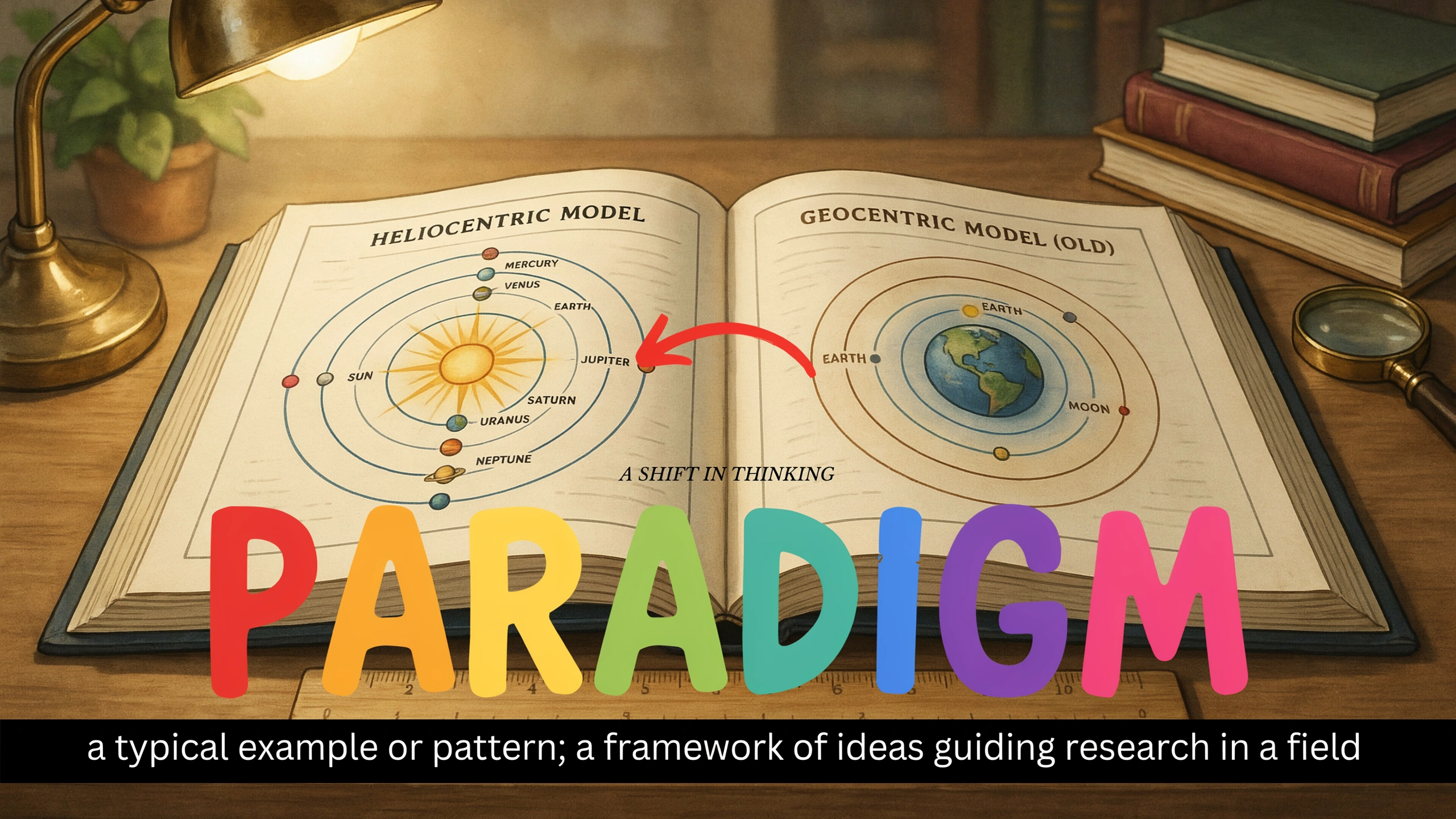 English Illustration for paradigm